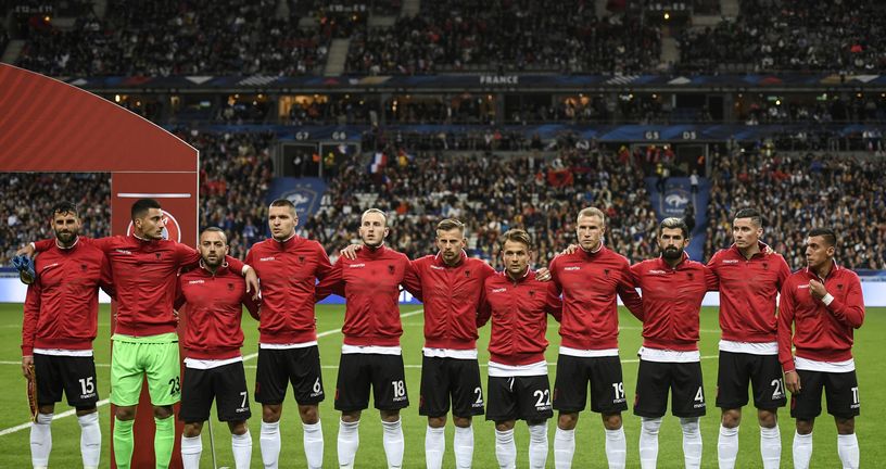 Reprezentativci Albanije (Foto: AFP)