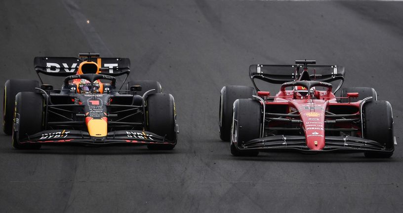 Max Verstappen i Charles Leclerc