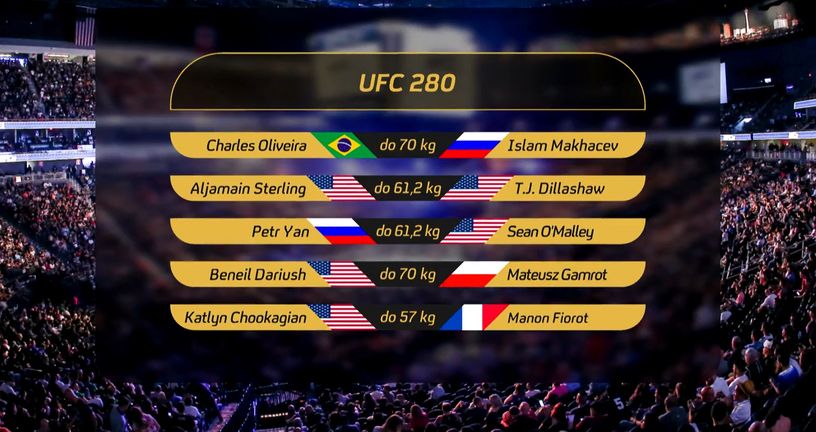 Glavni program UFC-a 280