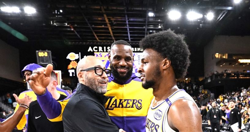 LeBron James i njegov sin Bronny