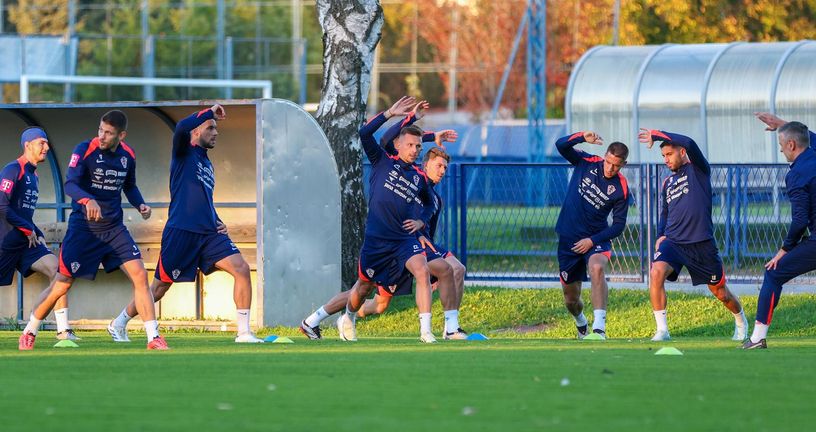 Trening hrvatske nogometne reprezentacije