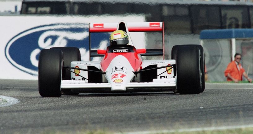 Ayrton Senna u McLarenovom bolidu 1990.