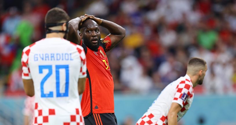 Romelu Lukaku protiv Hrvatske