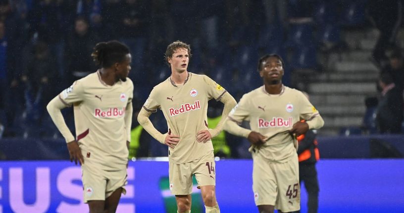 Igrači RB Salzburga nakon poraza od Dinama