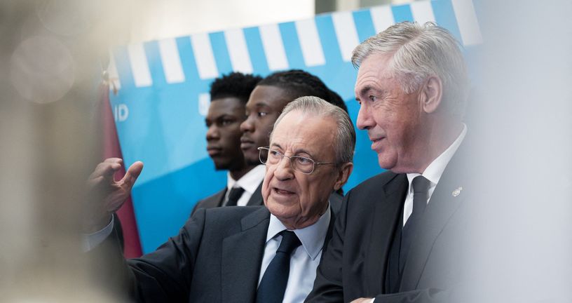 Florentino Perez i Carlo Ancelotti