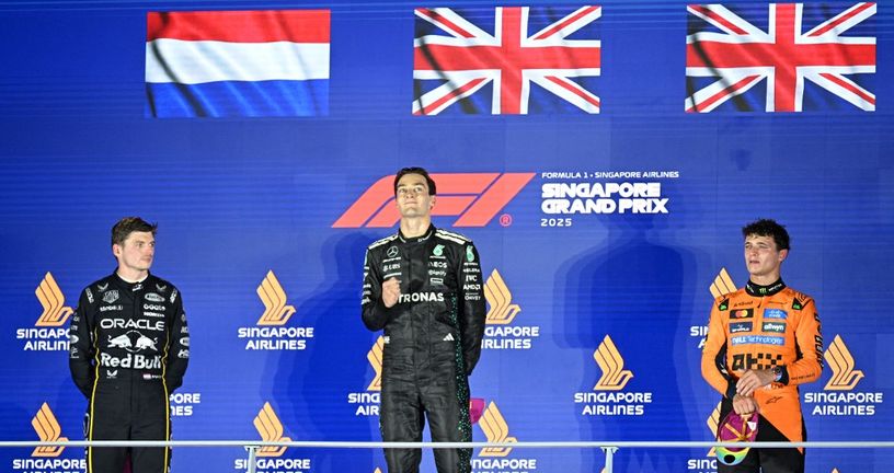 George Russell slavi pobjedu