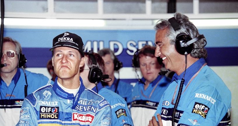 Michael Schumacher i Flavio Briatore