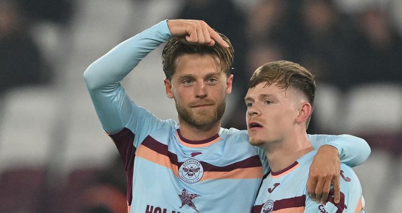 Mathias Jensen i Keane Lewis-Potter