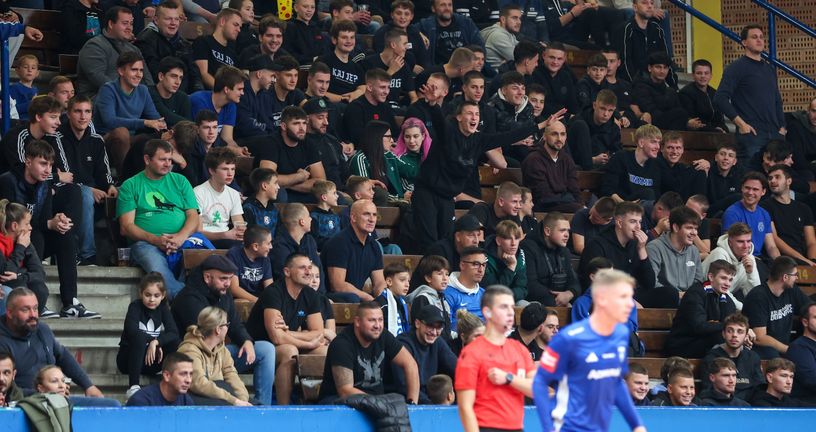 Navijači na utakmici Futsal Dinamo Torcida