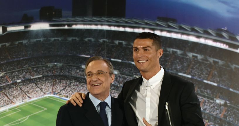 Florentino Perez i Cristiano Ronaldo (Foto: AFP)