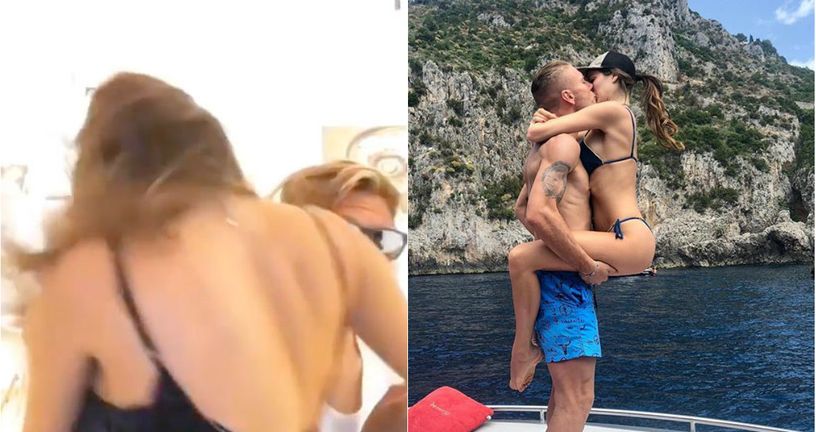 Ciro Immobile i Jessica Melena (Screenshot)
