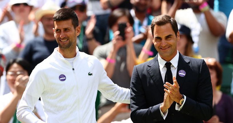 Novak Đoković i Roger Federer