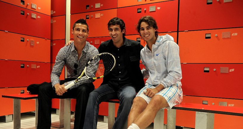 Cristiano Ronaldo, Raul Gonzalez i Rafael Nadal
