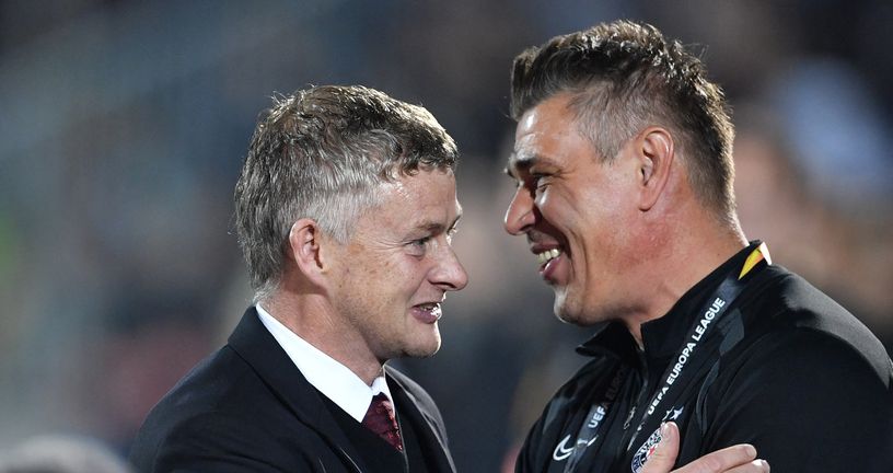 Ole Gunnar Solskjaer i Savo Milošević