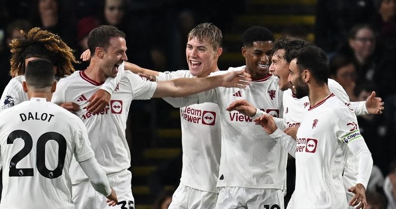 Slavlje igrača Manchester Uniteda