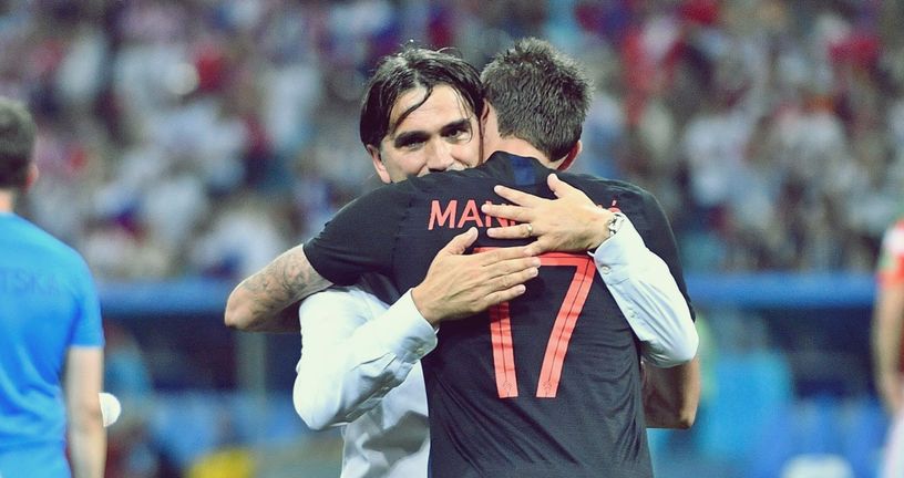 Zlatko Dalić i Mario Mandžukić