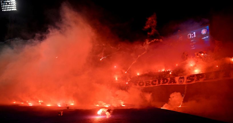 Bakljada Torcide na Maksimiru