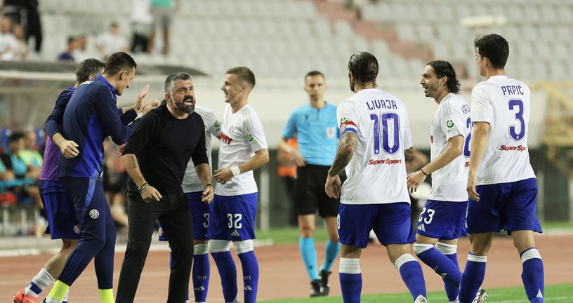 Gennaro Gattuso i igrači Hajduka