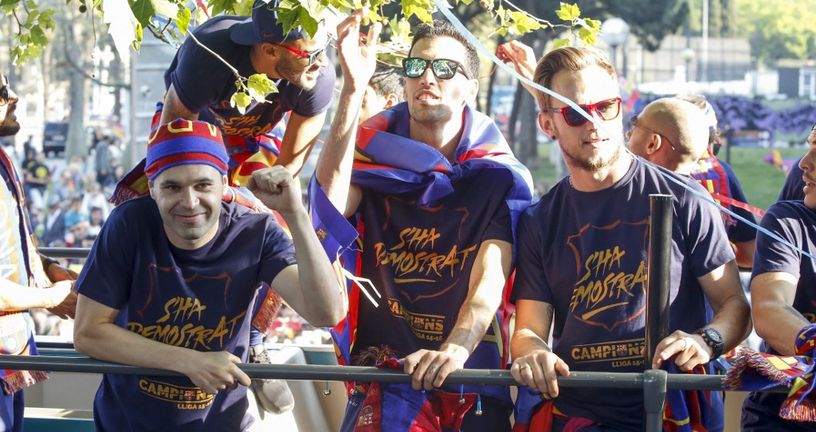 Iniesta, Busquets i Rakitić