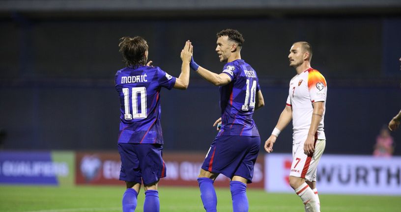 Luka Modrić i Ivan Perišić