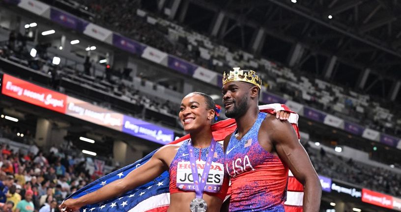 Rai Benjamin i Jasmine Jones