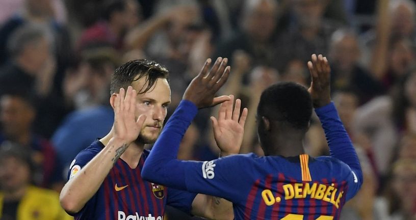 Ivan Rakitić i Ousmane Dembele