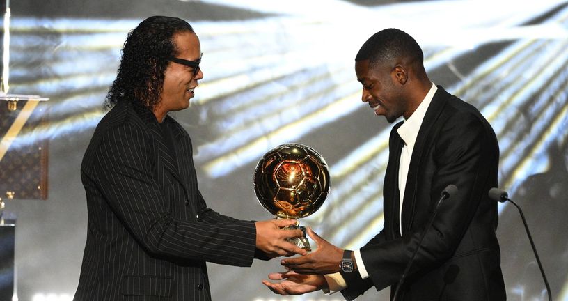 Ronaldinho i Ousmane Dembélé