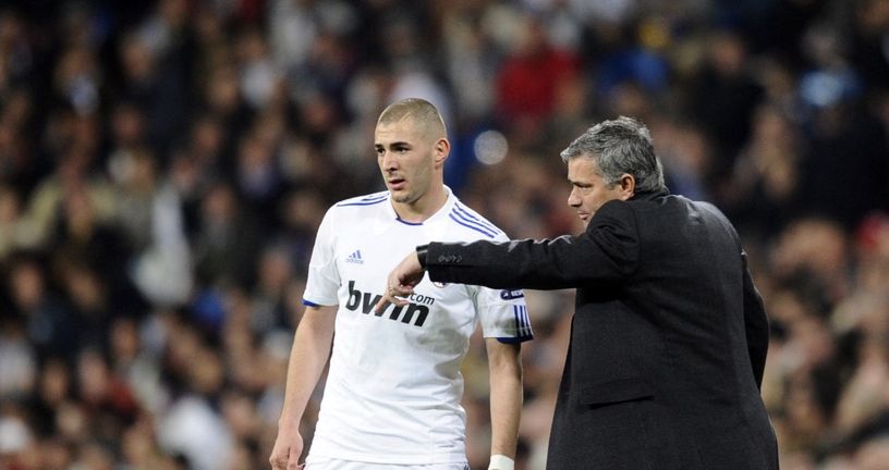 Jose Mourinho i Karim Benzema