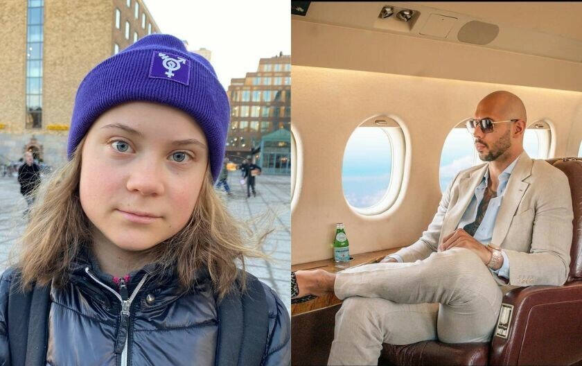 Greta Thunberg i Andrew Tate