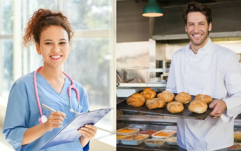 Medicinska sestra i pekar