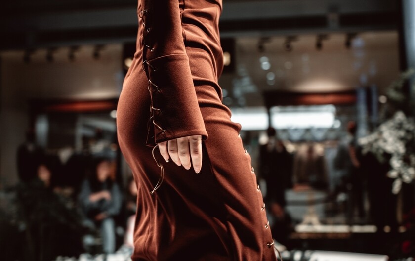 Haljina s dugim rukavima