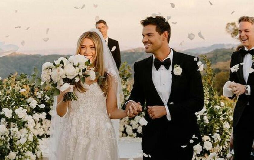 Fotka s vjenčanja Taylora Lautnera