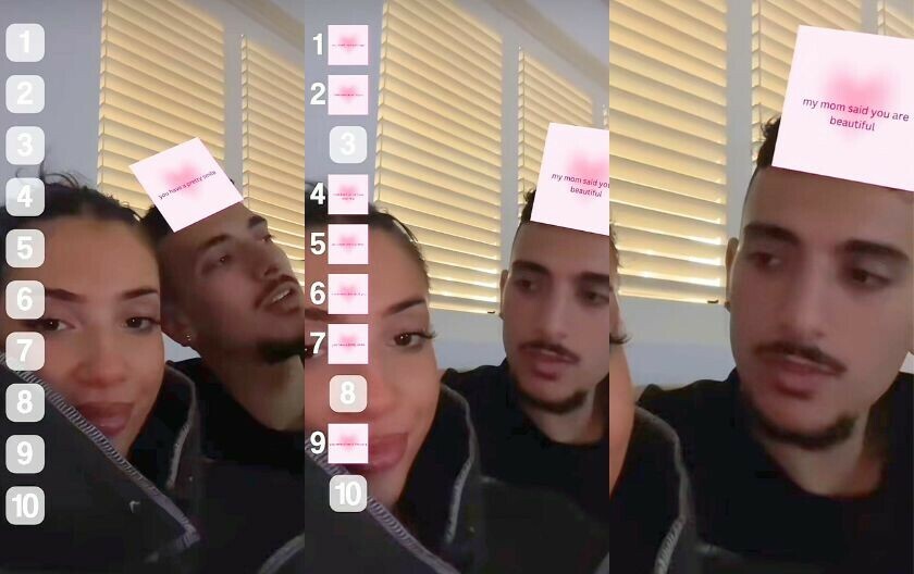 TikTok filter s komplimentima