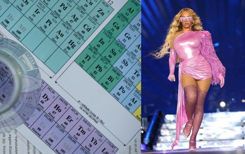 Tablica periodnog sustava elemenata i Beyonce