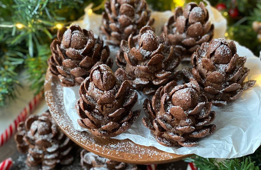 Čoko češeri savršena su ideja za kreativni božićni desert