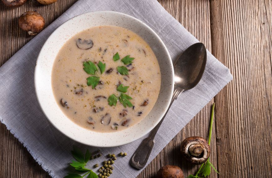 Juha od gljiva mnogima je omiljena kremasta juha