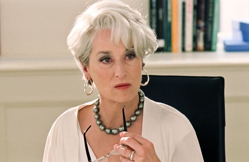 Meryl Streep kao Miranda Priestly