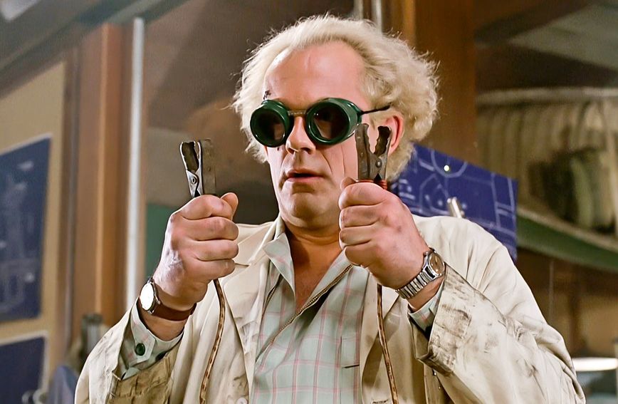 Dr. Emmett Brown jedan je od snalažljivijih filmskih likova