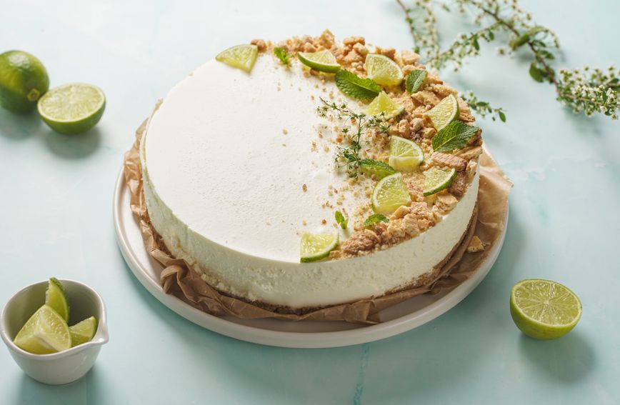 Mojito cheesecake možete ukrasiti po želji