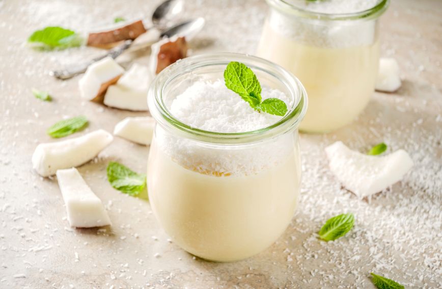 Panna cotta s kokosom