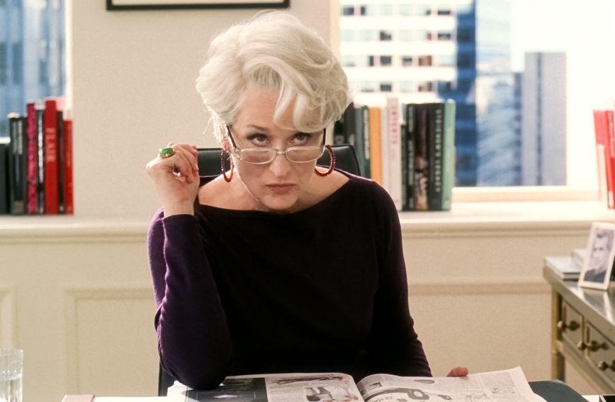 Meryl Streep u filmu 'Vrag nosi Pradu'
