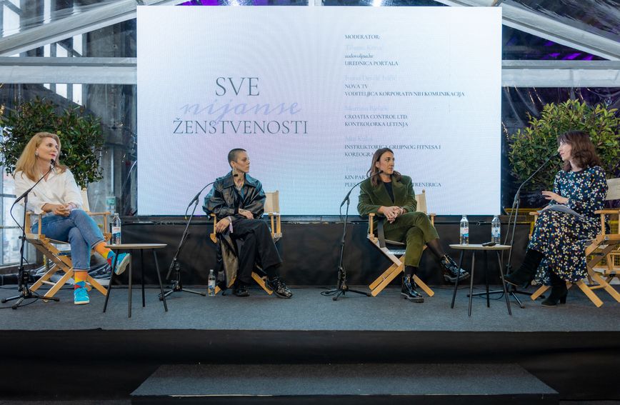 Tamara Despot, Mia Kuleš, Ivona Devčić Ivičić i Tihana Korać na panelu Sve nijanse ženstvenosti