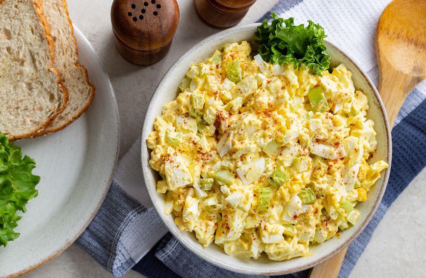 Salata od kuhanih jaja obiluje bjelančevinama i dobro zasićuje