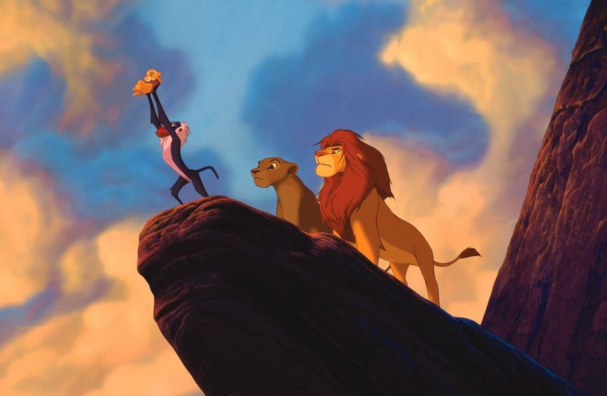 Scena iz crtića 'Kralj lavova'