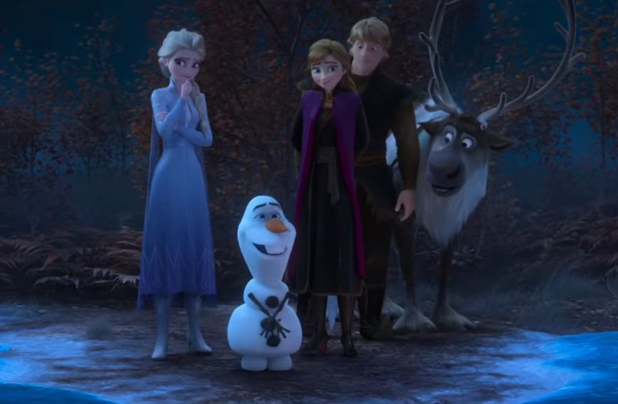 Prizor iz animiranog filma 'Snježno kraljevstvo 2', koji stiže u kina 22. studenog