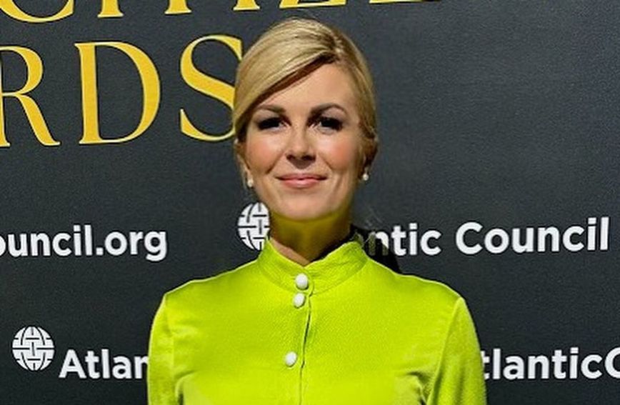 Kolinda Grabar-Kitarović u haljini brenda Edeline Lee u New Yorku