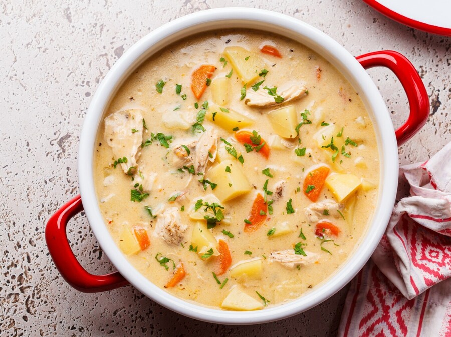 Kremasto varivo s piletinom