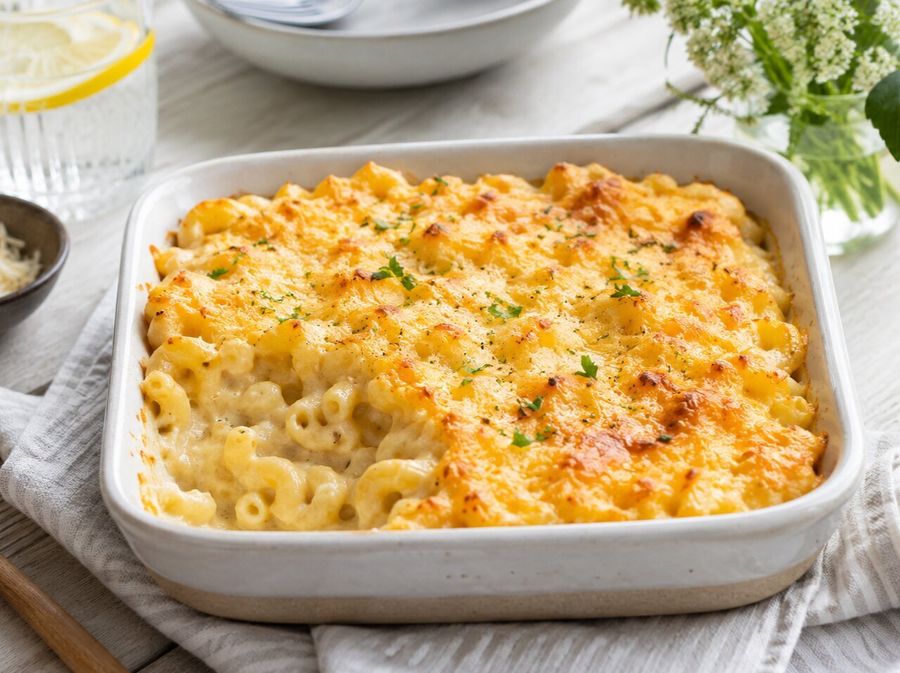Makaroni sa sirom i grčkim jogurtom