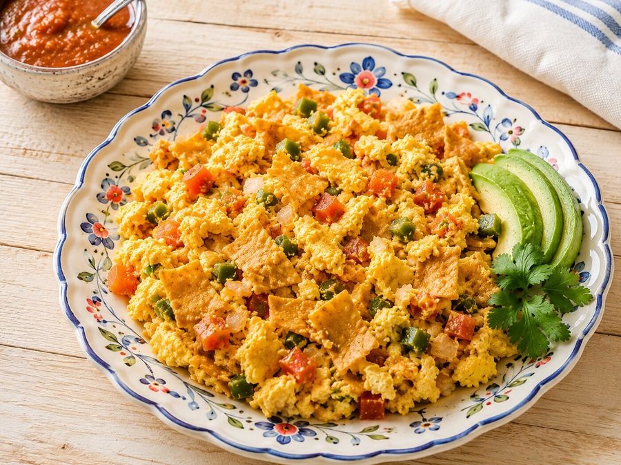 Migas con huevos