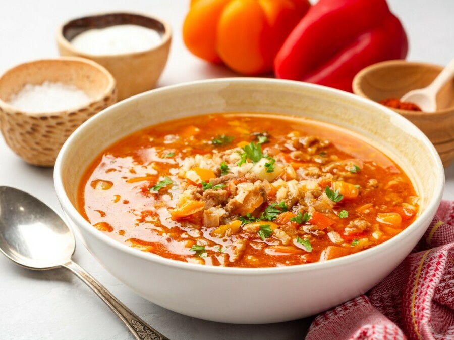 Punjena paprika u obliku variva